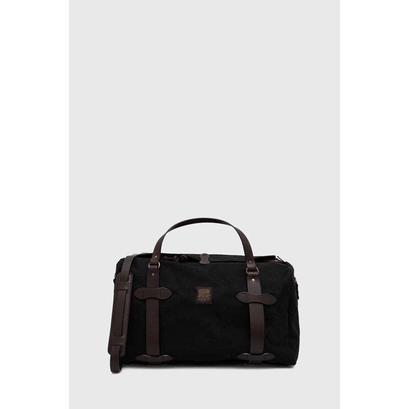 Taška Filson Duffle Medium černá barva, FMLUG0026