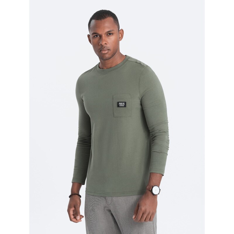 Ombre Men's longsleeve with pocket