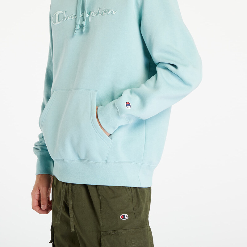 Pánská mikina Champion Hooded Sweatshirt Light Blue