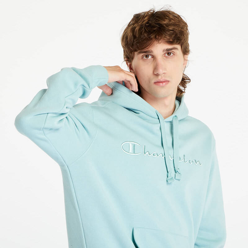 Pánská mikina Champion Hooded Sweatshirt Light Blue