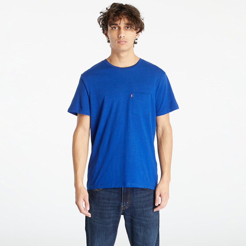 Pánské tričko Levi's Ss Classic Pocket Tee Blue