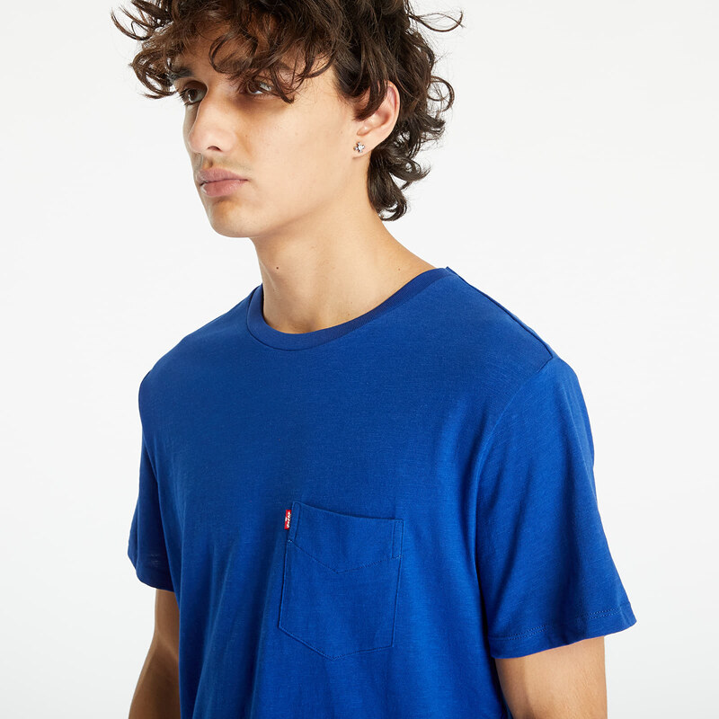 Pánské tričko Levi's Ss Classic Pocket Tee Blue