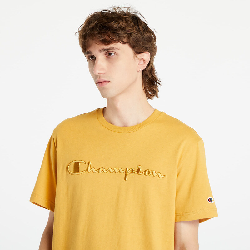 Pánské tričko Champion Crewneck T-Shirt Yellow