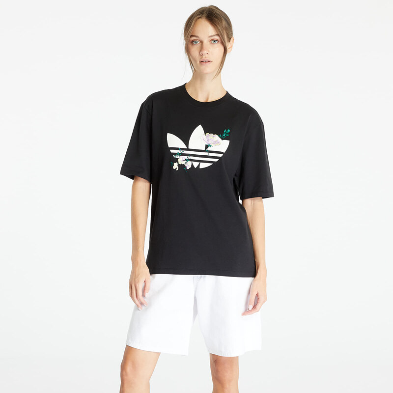 Dámské tričko adidas Originals Flower Tee Black