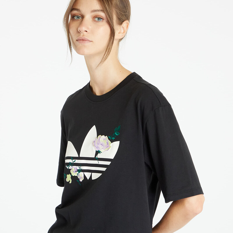 Dámské tričko adidas Originals Flower Tee Black