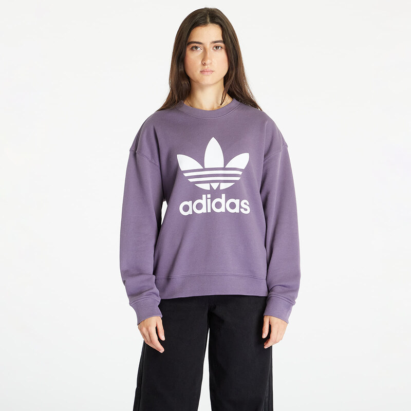 Dámská mikina adidas Originals Trefoil Crew Sweat Shale Violet