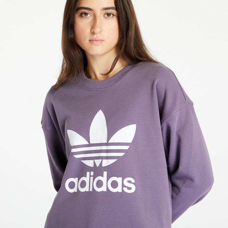 Dámská mikina adidas Originals Trefoil Crew Sweat Shale Violet