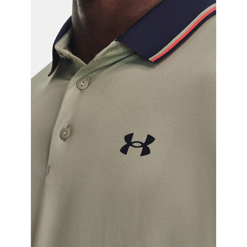 Under Armour Tričko UA Playoff 3.0 LS Polo-GRN - Pánské