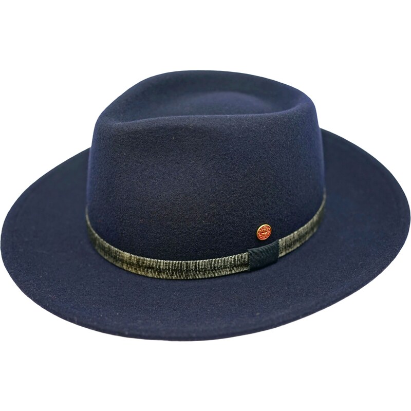 Luxusní modrý klobouk Mayser - Monaco