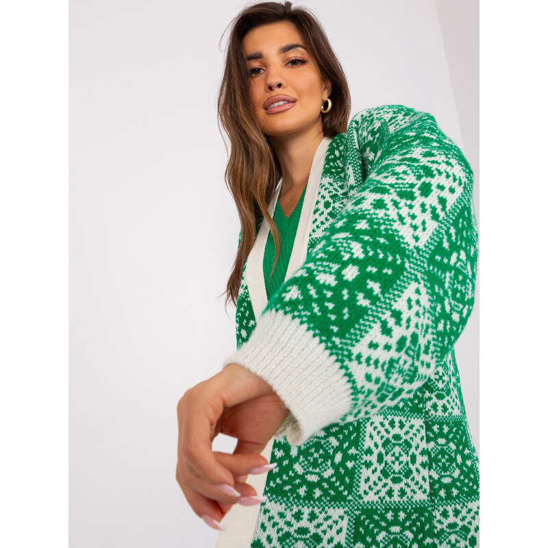 BADU Cardigan-BA-SW-0301-1.26-green
