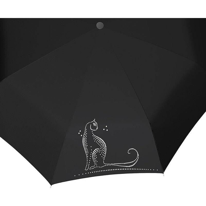 Doppler Magic Fiber Sparkling Cat - dámský plně-automatický deštník opice