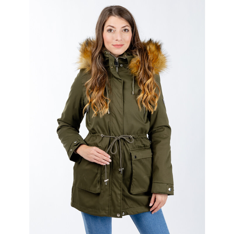 Dámská parka GLANO - zelená 107068504