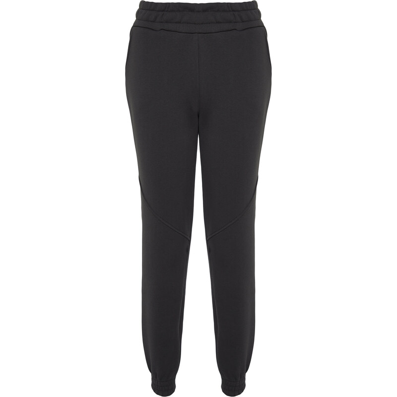 Trendyol Anthracite Basic Jogger Fleece Inside Knitted Knitted Sweatpants