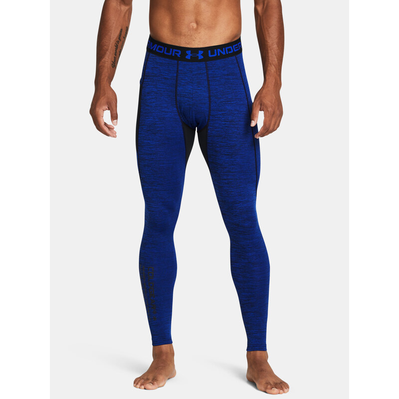 Under Armour Legíny UA CG Armour Twist Lgs-BLU - Pánské