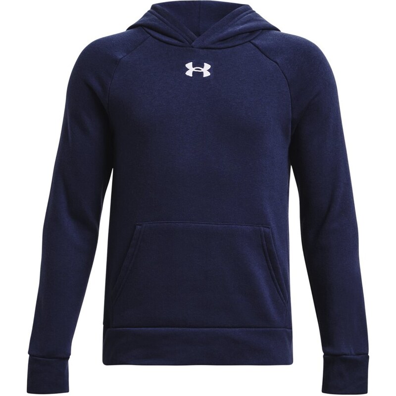 Mikina s kapucí Under Armour UA Rival Fleece Hoodie-BLU 1379792-410