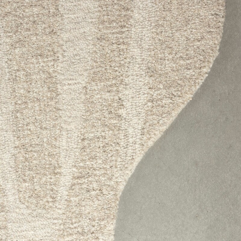 Béžový vlněný koberec ZUIVER FORMS 160 x 230 cm