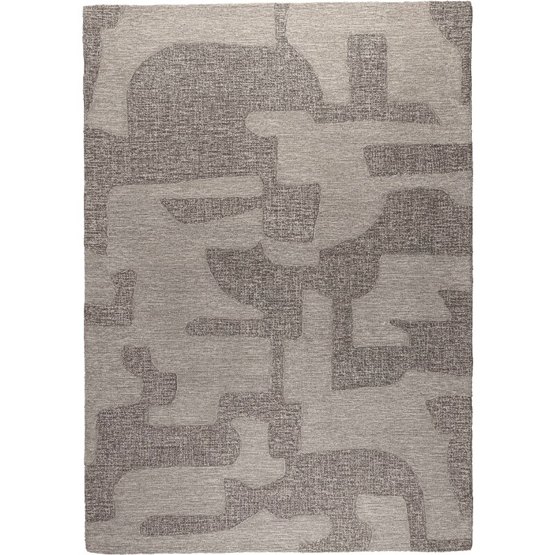 Šedý vlněný koberec ZUIVER FRANTIC 160 x 230 cm
