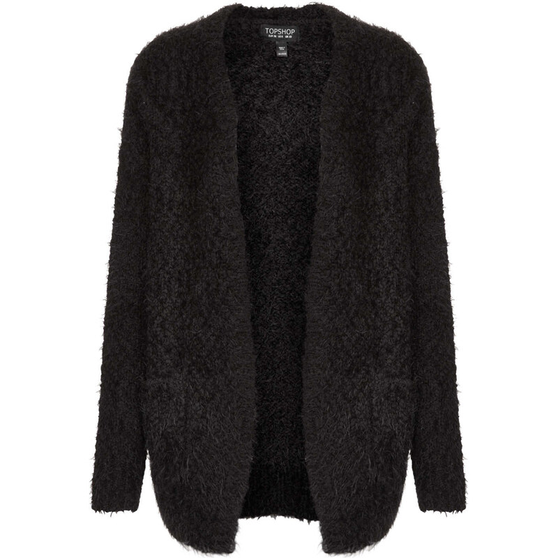 Topshop Knitted Chunky Fluffy Cardi