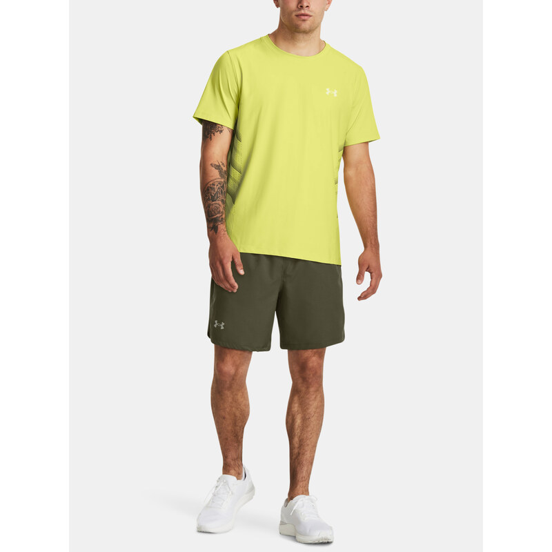 Under Armour Tričko UA LASER SHORTSLEEVE-YLW - Pánské