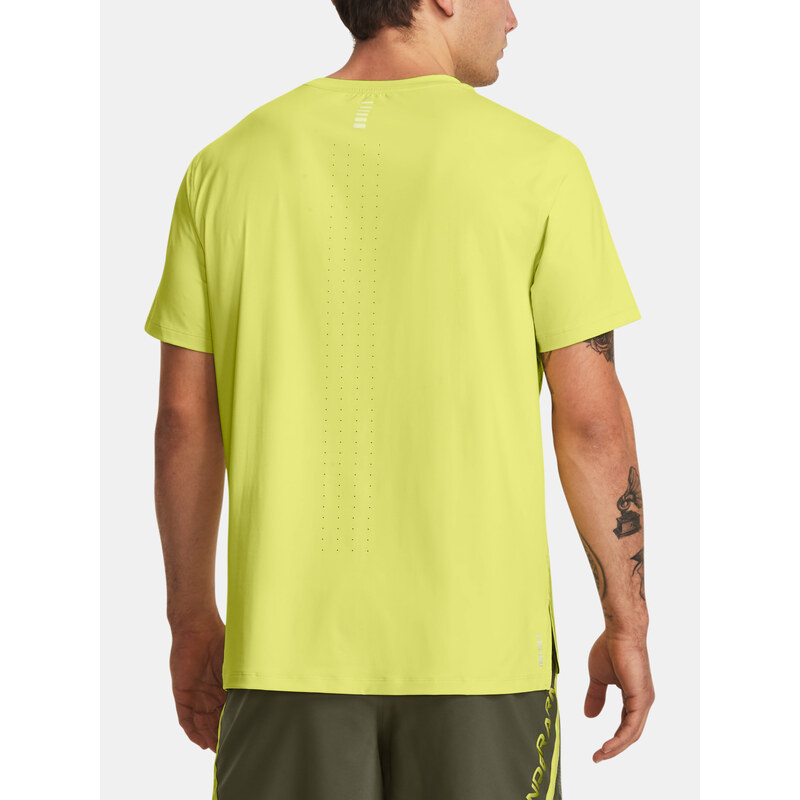 Under Armour Tričko UA LASER SHORTSLEEVE-YLW - Pánské