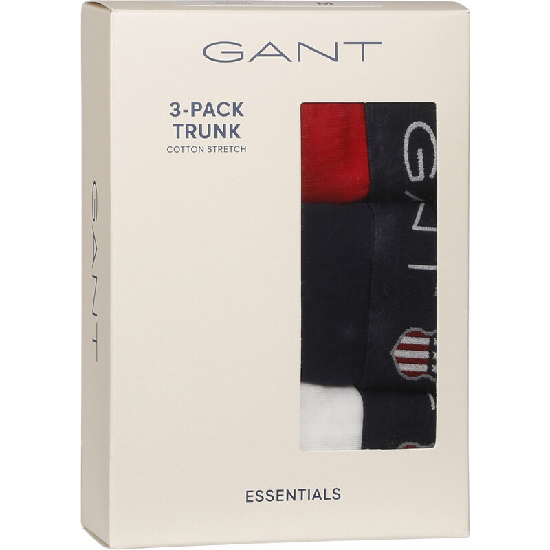3PACK pánské boxerky Gant vícebarevné (902333083-618)