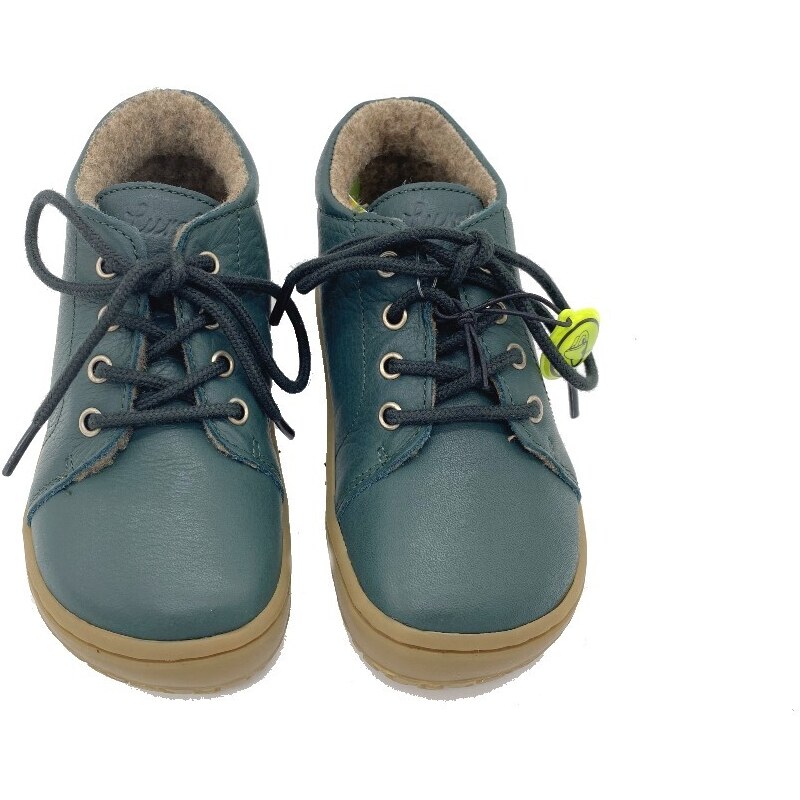 Barefoot zateplená kotníková obuv Lurchi - Nanino Zelená