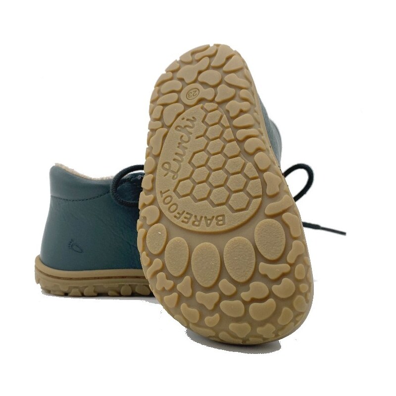 Barefoot zateplená kotníková obuv Lurchi - Nanino Zelená