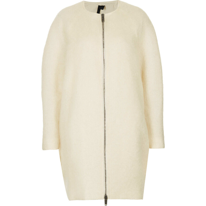 Topshop Mohair Oval Coat by Boutique