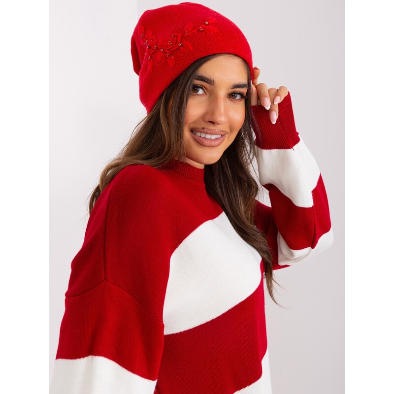 Wool Fashion Italia Cap-AT-CZ-2329.76-red