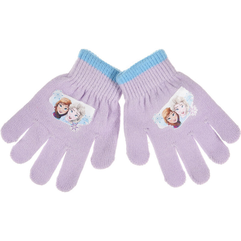 Dívčí rukavice DISNEY FROZEN světle fialové