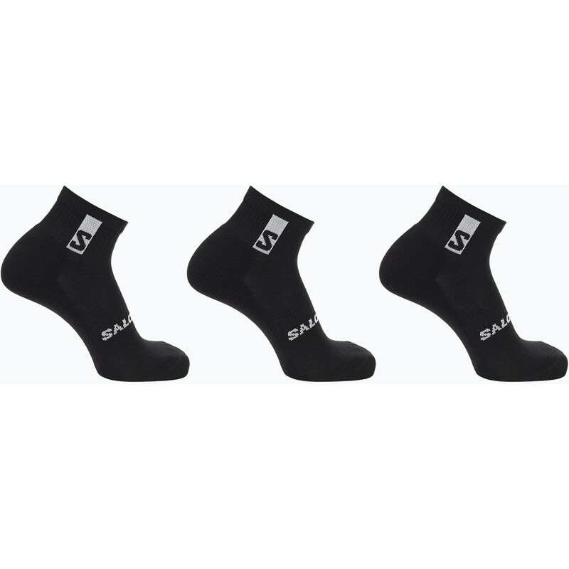 Trekingové ponožky Salomon Everyday Ankle 3 páry černá/černá
