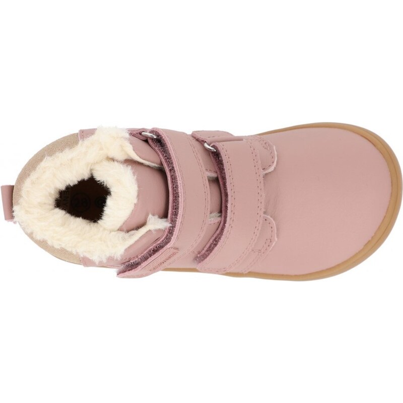 Dívčí růžové zimní kožené boty PROTETIKA DENY PINK
