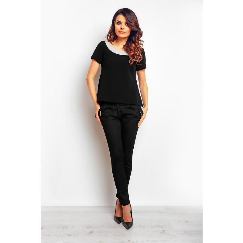 Infinite You Womans Blouse M083 Black