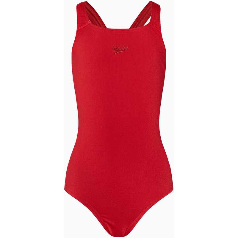 Speedo Eco Endurance+ Medalist červené dětské jednodílné plavky
