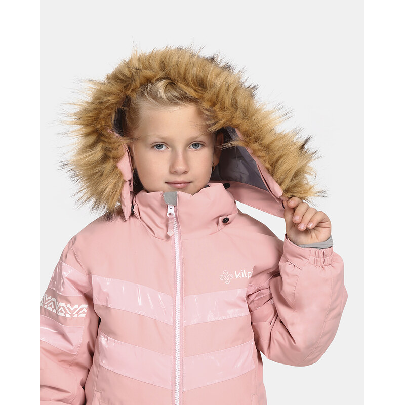 Dívčí lyžařská bunda Kilpi DALILA-JG světle růžová