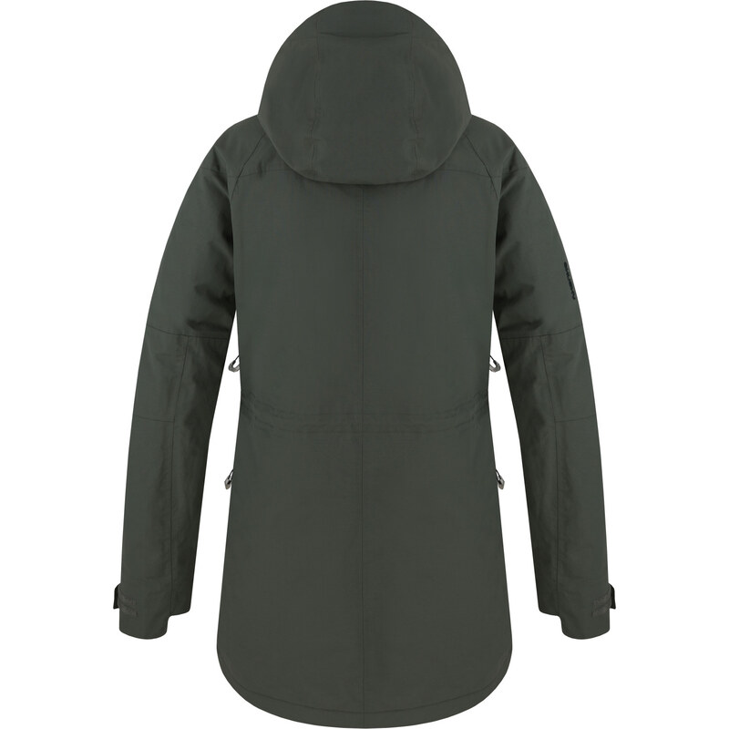 Dámská hardshell bunda HUSKY Nigalo L dk. grey green