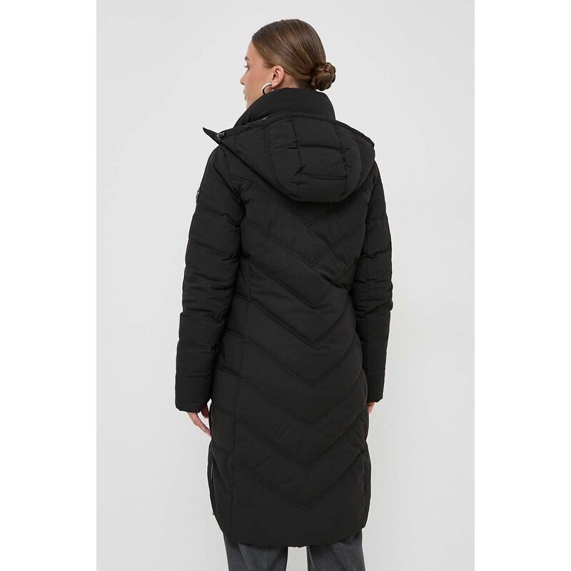 Péřová bunda MICHAEL Michael Kors dámská, černá barva, zimní