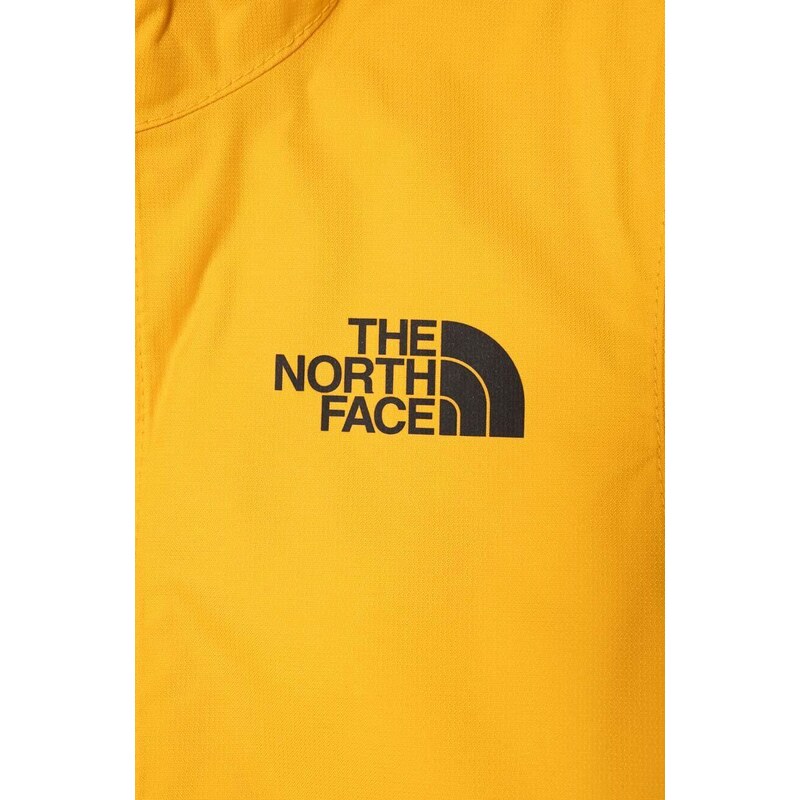 Dětská bunda The North Face SNOWQUEST JACKET žlutá barva