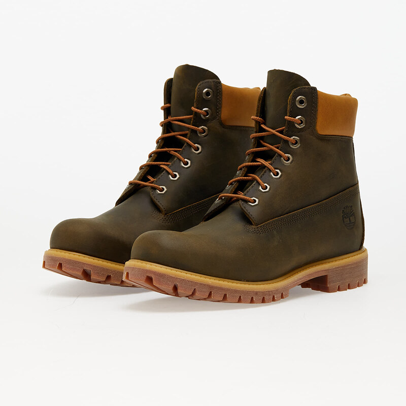 Pánské zimní boty Timberland 6 Inch Lace Up Waterproof Boot Olive