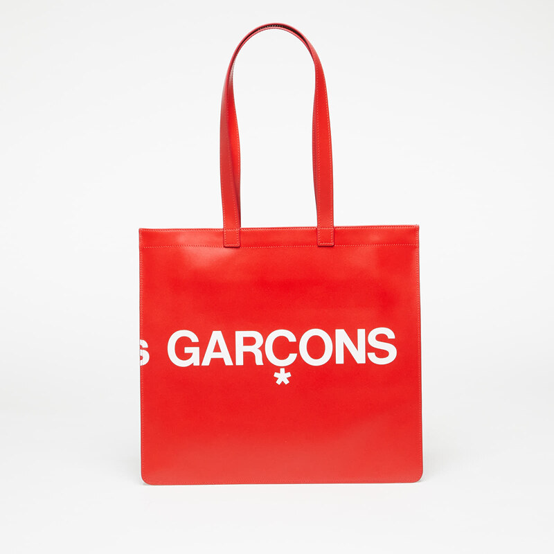 Comme des Garçons Wallets Comme des Garçons Huge Logo Tote Bag Red