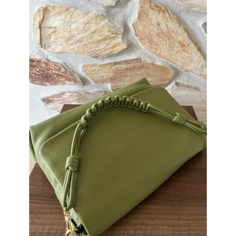 KABELKA ABRO HOBO POPPY olive