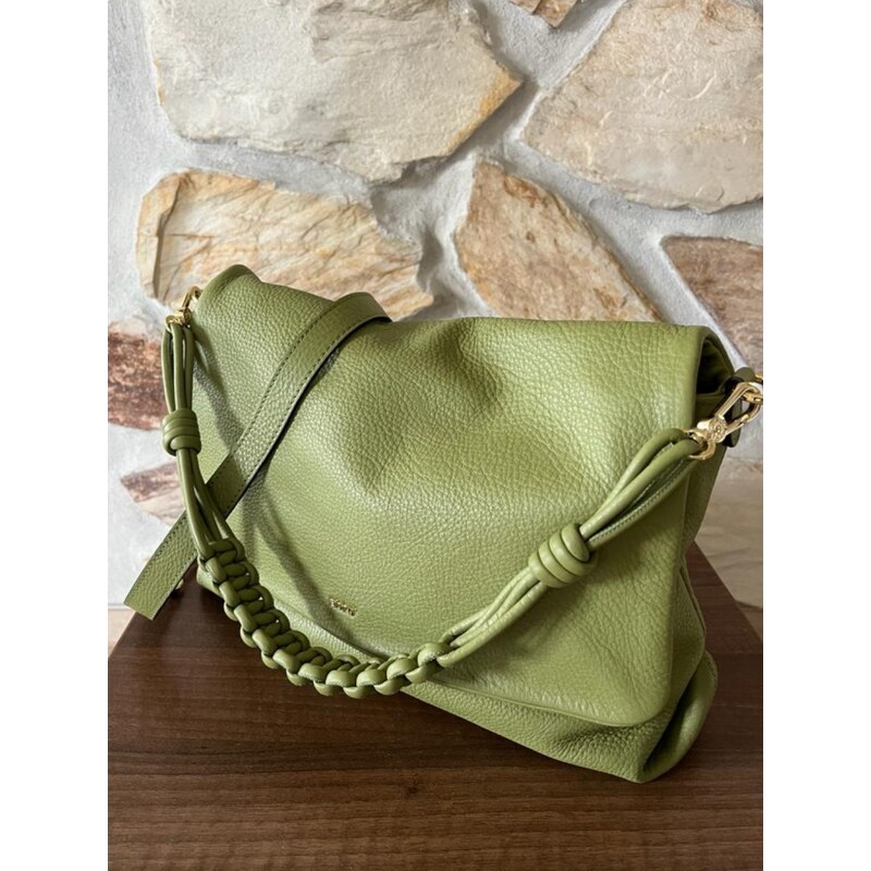 KABELKA ABRO HOBO POPPY olive