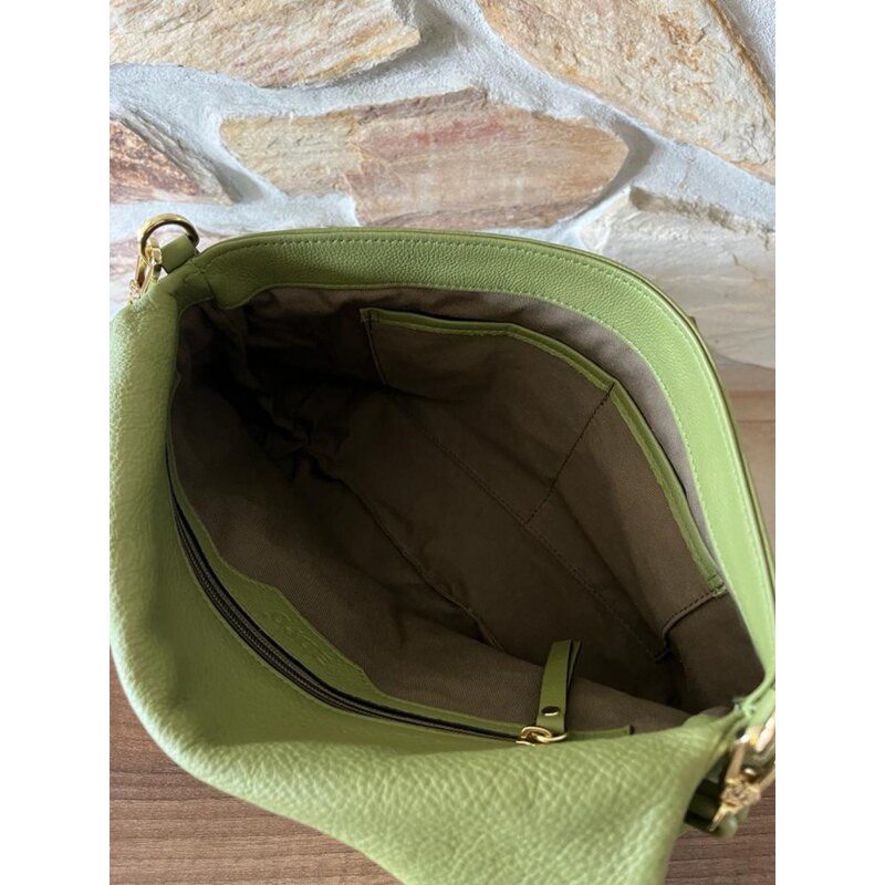 KABELKA ABRO HOBO POPPY olive