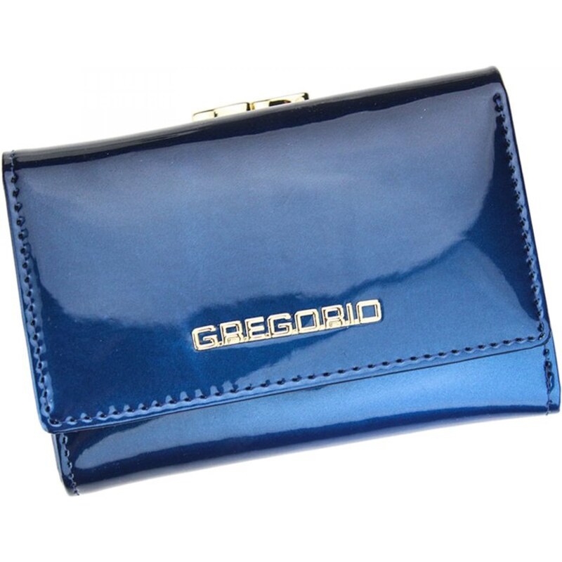 Dámská kožená peněženka modrá - Gregorio Jaxon modrá