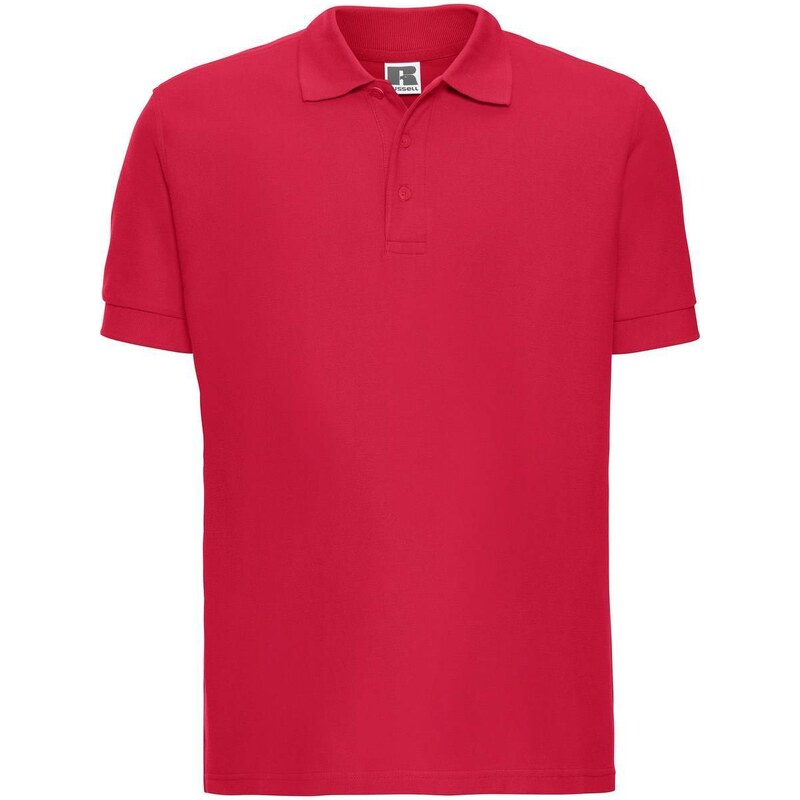 RUSSELL Mens Cotton Polo Ultimate R577M 100% Smooth Cotton Ring