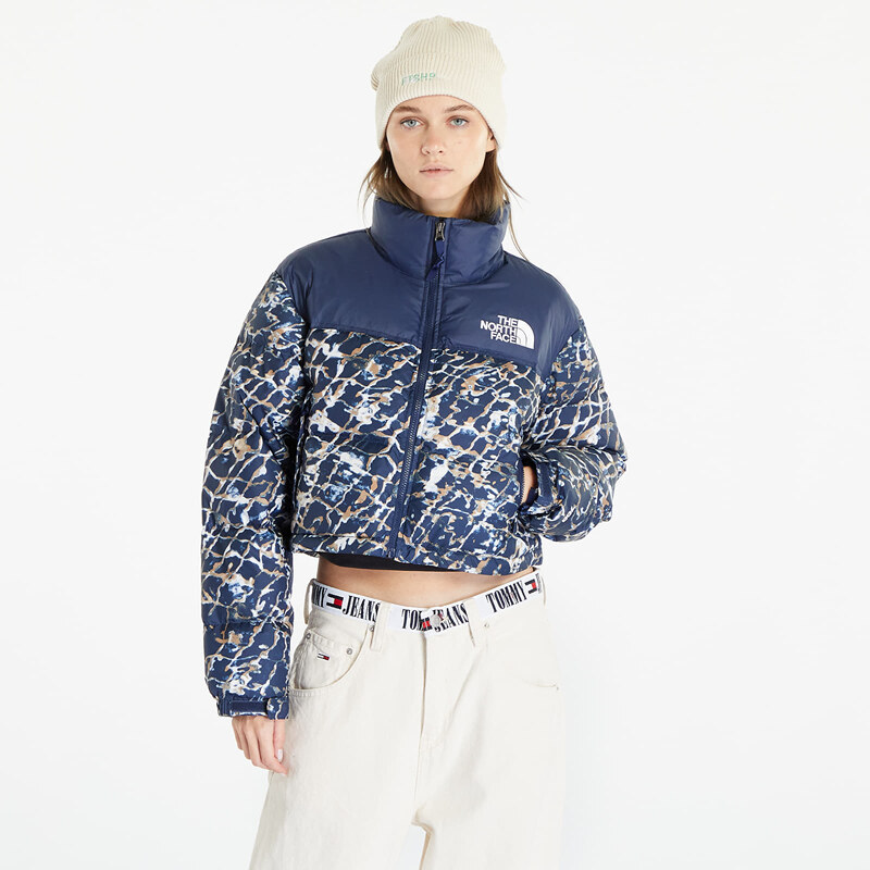 Bunda The North Face Nuptse Short Jacket Dusty Periwinkle Water