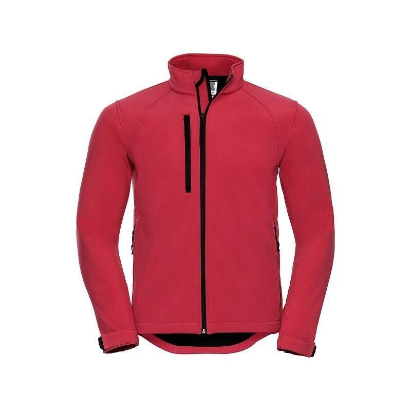 Red Men's Soft Shell Russell Jacket