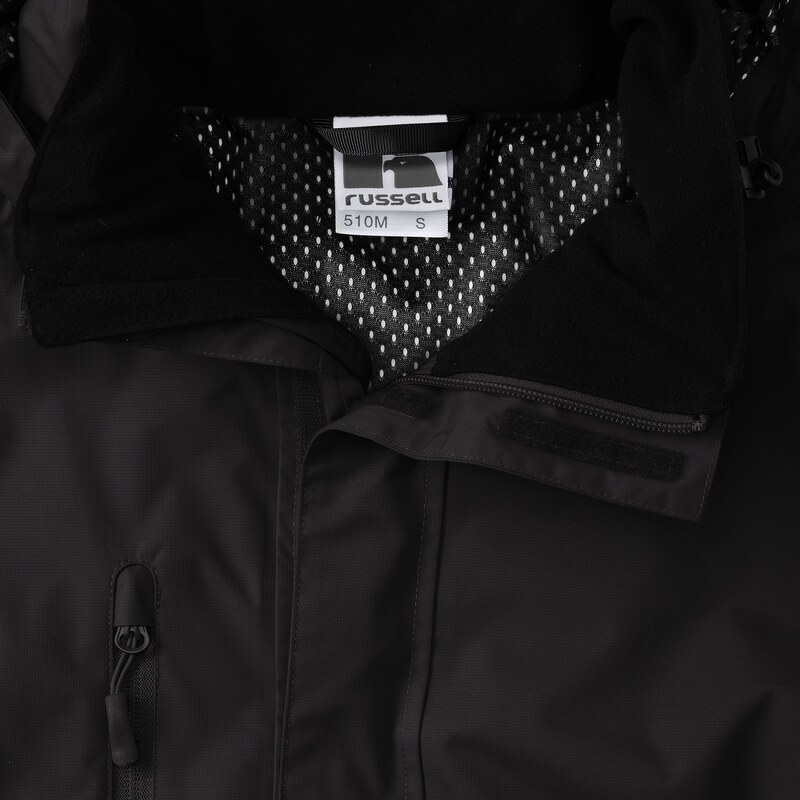 RUSSELL Black Jacket Hydraplus 2000 R510F 100% Nylon Taslan 190g