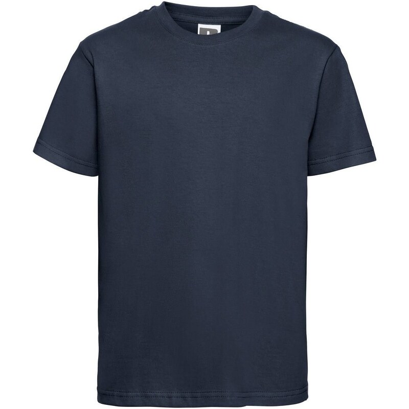 Navy blue childrens t-shirt Slim Fit Russell