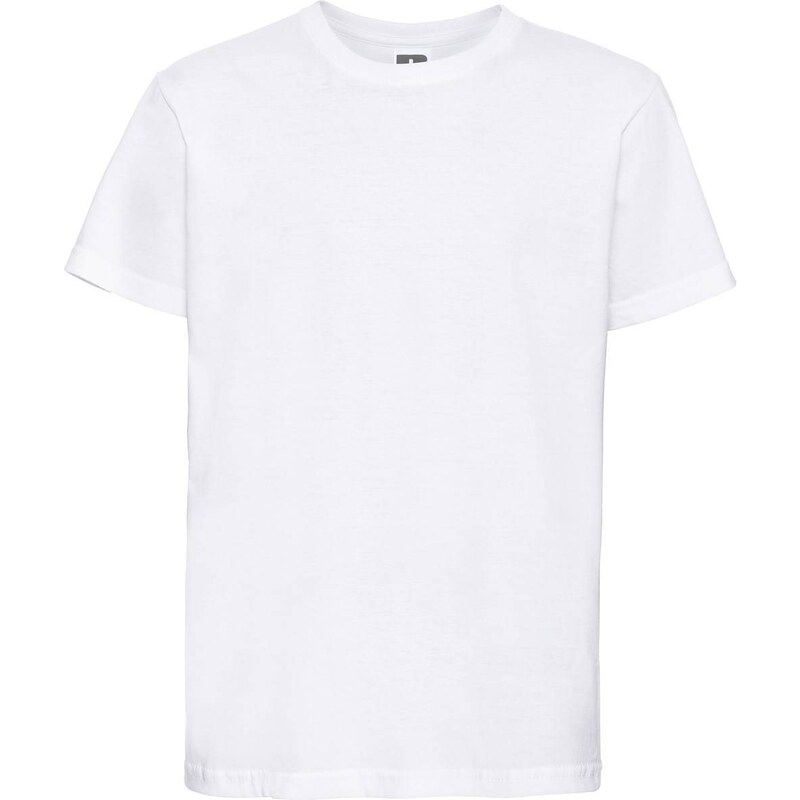 White Children's T-shirt Slim Fit Russell